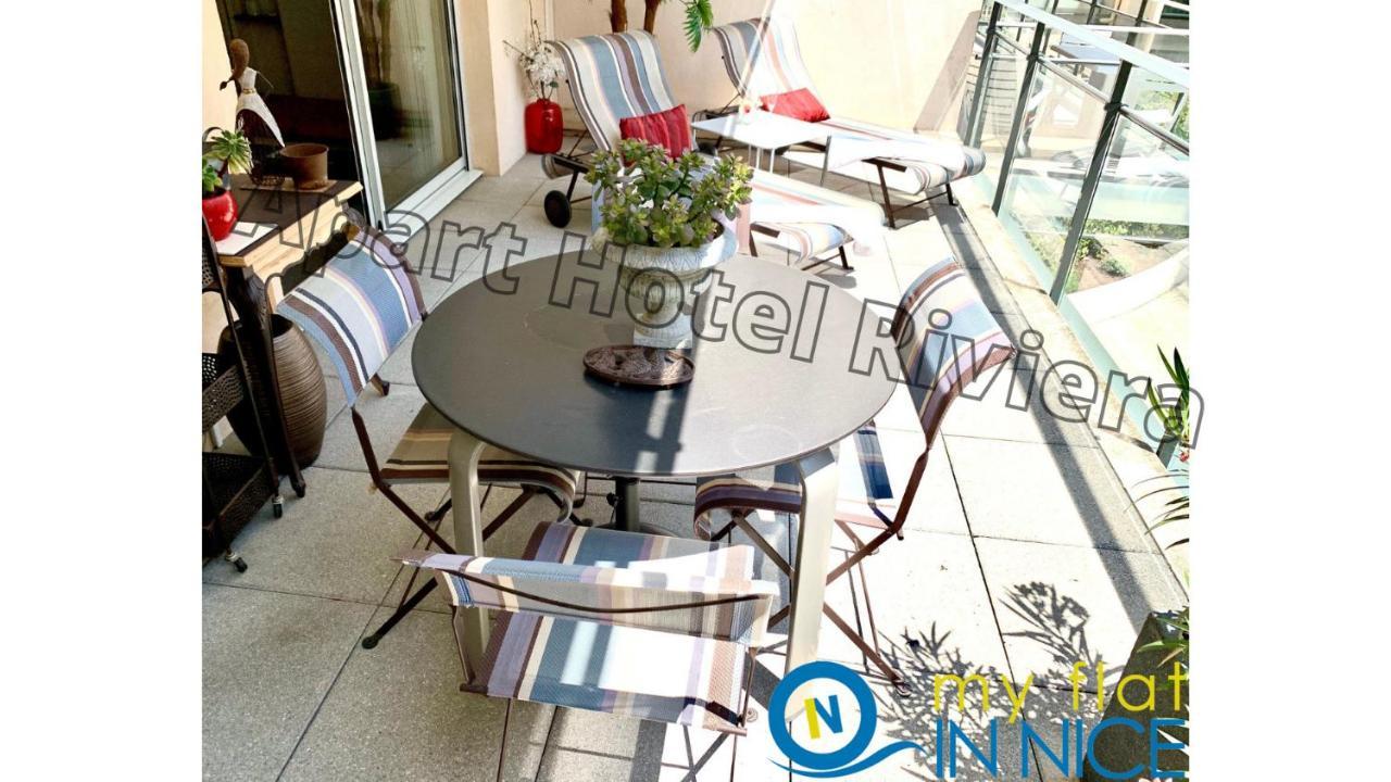 Aparthotel Riviera - Coeur Nice - Grand Superieur Studio Ac - Incroyable Terrasse - Garden View - Terrasse Jardin Pastorelli 1 外观 照片